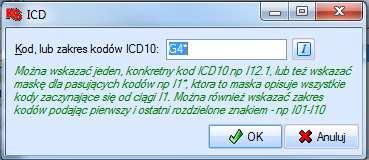 Poszczególne kody można natomiast wprowadzić ręcznie,