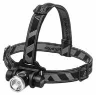 100 LUMS 130m ANSI Compliant M-Force 100 L-MX-T110-HL Cree XP-C LED 100 lm / 1 AA / 1 h 4 600 cd Battery powered headlamp, the lightest in the series Kompaktowa bateryjna latarka czołowa 100% 1 h 55%