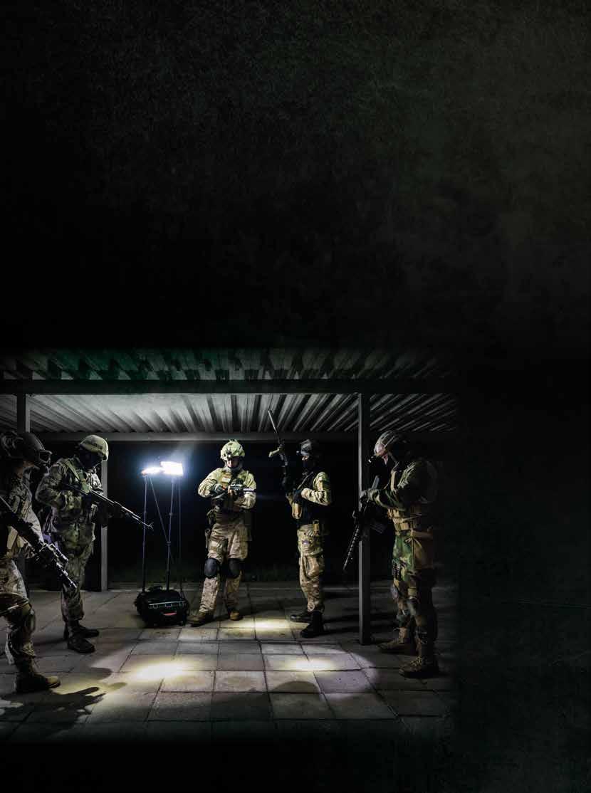 Mactronic Lights Up Your Every Mission Tactical Lighting Catalog Mactronic s Portable Floodlights Empower Professionals to Perform, Unplugged Floodlight 3 meter accessory