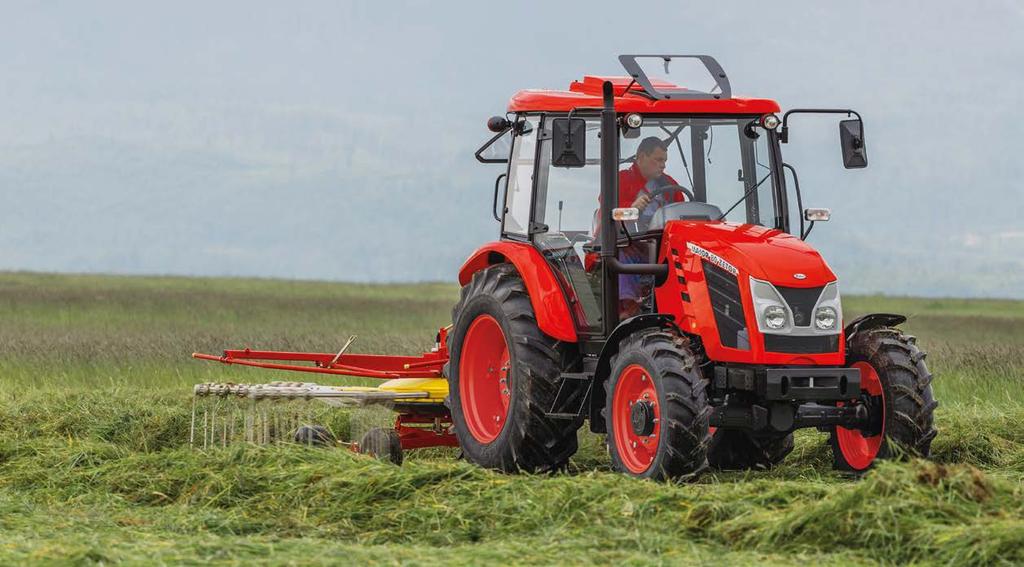 UNIWERSALNY CIĄGNIK ROLNICZY, PRZEZNACZONY DO AGREGOWANIA ZE SPRZĘTEM ROLNICZYM, URZĄDZENIAMI PRZEMYSŁOWYMI ORAZ TRANSPORTU ROLNICZEGO ZAPROJEKTOWANO ZGODNIE Z PODSTAWOWYMI ZAŁOŻENIAMI MARKI ZETOR.