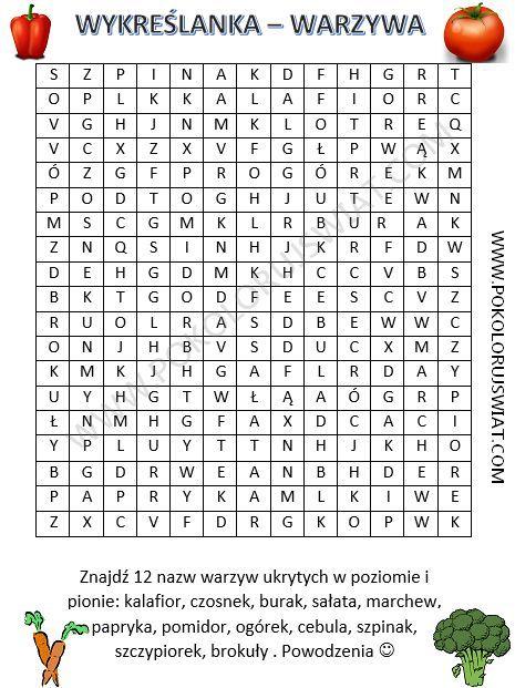 7. Wykreślanka Wykonały: