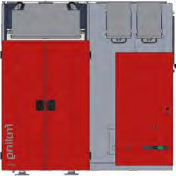 długość jednostki stokera [mm] 970 970 L3 długość pojemnika na popiół [mm] 610 610 Średnica zasilanie - powrót [DN] DN 65 DN 65 Dane techniczne - TX 200 250 Moc nominalna (zrębki M30 ÖNORM) [kw] 199