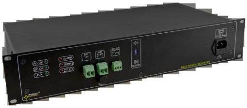 Zasilacze buforowe 1 wyjściowe 13,8VDC / 27,6VDC / 54VDC RACK 19 Seria ROUPS 230VAC 13,8VDC / 18A np.