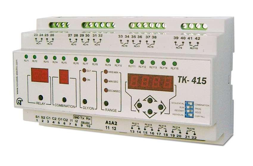 OOO Novatek-Electro inteligentna elektronika przemysłowa ZEGAR SEKWENCYJNO-KOMBINACYJNY INSTRUKCJA OBSŁUGI DOKUMENTACJA TECHNICZNA OSTRZEŻENIA Przed przystąpieniem do eksploatacji urządzenia należy