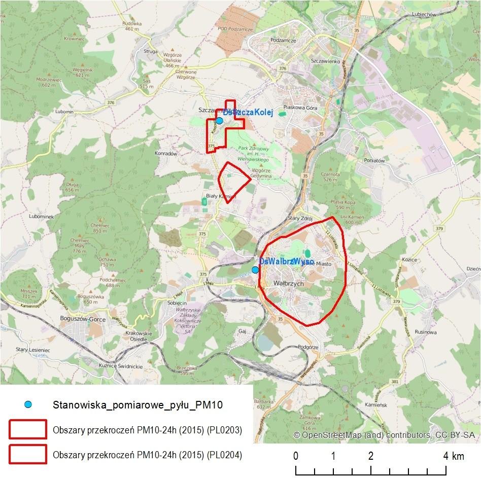 REJON WŁBRZYSKI OBSZR PRZEKROCZEŃ