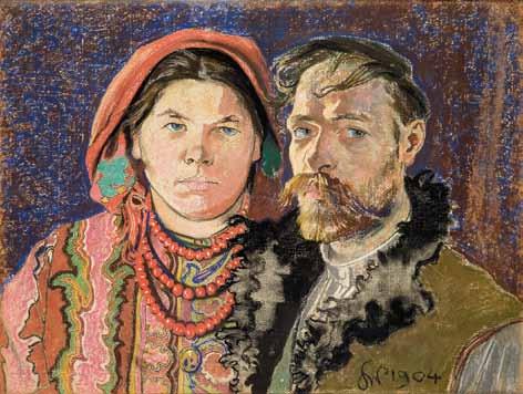Autoportret z żoną Self-Portrait with Wife 1904,