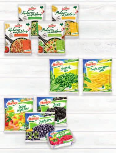 FETTUCCINE 500 g 21,98/ 10 Owoce mrożone HORTEX 450 g 17,76/