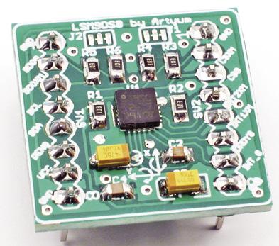 Czujnik inercyjny LSM9DS0 oraz jego zastosowanie PROJEKT praktyczne AVT 549 W artykule opisano projekt modułu płytki PCB z układem czujnika inercyjnego LSM9DS0.