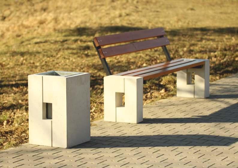 Akcesoria Kraty pod drzewo ŁAWKI MIEJSKIE BETONOWE Beton architektoniczny wyróżnia się wyjątkowo trwałą oraz estetyczną powierzchnią.