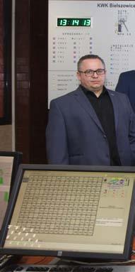 Innowacje Bryza monitoruje zagorożenia Pracownicy służb dyspozytorskich z ruchu Bielszowice KWK Ruda opracowali nowatorski system animowanej prezentacji rozpływu powietrza oraz monitorowania zagrożeń