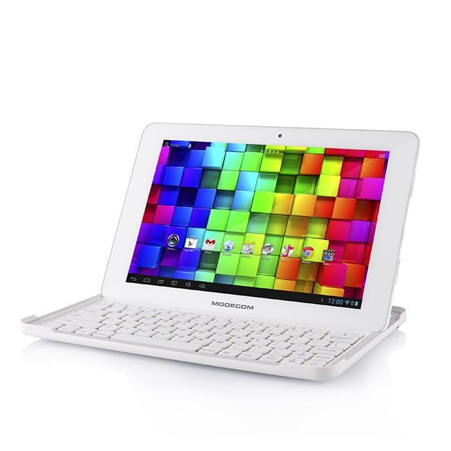 Dołączona do zestawu bezprzewodowa klawiatura Bluetooth typu wyspowego umożliwia szybką zamianę tabletu w wielozadaniowy i pełnowartościowy komputer przenośny.