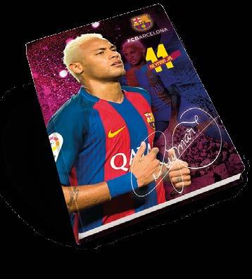 ZESZYT FC BARCELONA W MIĘKKIEJ OPRAWIE Okładka laminowana folią matową