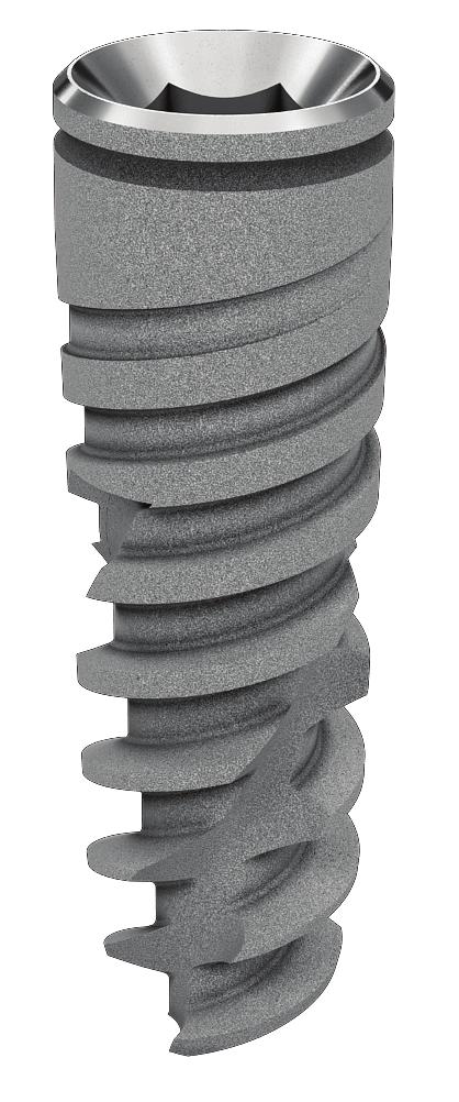 Implant spiralny ESI MAX osi¹ga bardzo wysok¹ stabilnośæ wstêpn¹ zapewniaj¹c ³atwe i stabilne wprowadzanie implantu. Jest idealny do natychmiastowej implantacji i za³adowania.