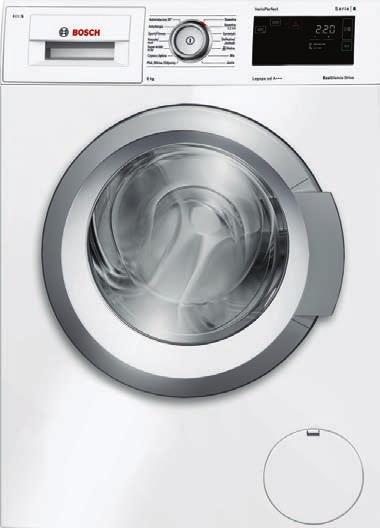 /min Pojemność 8 kg VarioPerfect Time Perfect Silnik EcoSilence Drive WaveDrum Oświetlenie