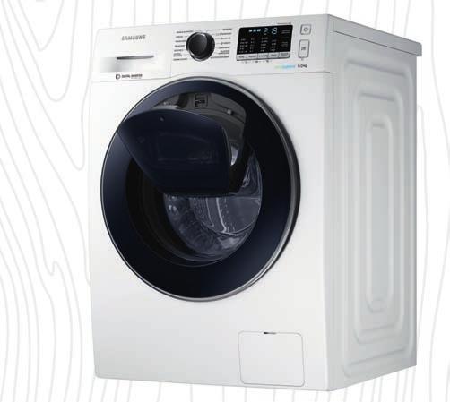 aktywnej piany Bęben Diamond FUZZY LOGIC ++(-10%) WW90J5346MW Pojemność 9 kg 31 98 WW80J5346MW Pojemność 8 kg 5398,- 1200