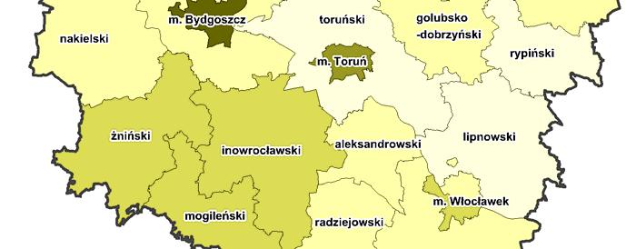 W 2010 roku odsetek dzieci w wieku 3-6 lat objętych wychowaniem przedszkolnym w województwie kujawsko-pomorskim wynosił 61,6% (w tym 77,8% w miastach i 41,4% na wsi) i był o przeszło 8 punktów