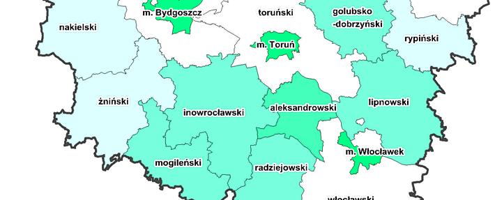 44 Sytuacja społeczno-gospodarcza województwa kujawsko-pomorskiego.