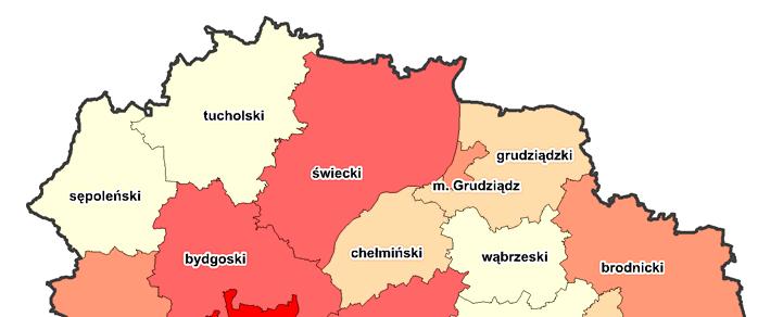 Sytuacja społeczno-gospodarcza województwa kujawsko-pomorskiego. 47 Rysunek 35.