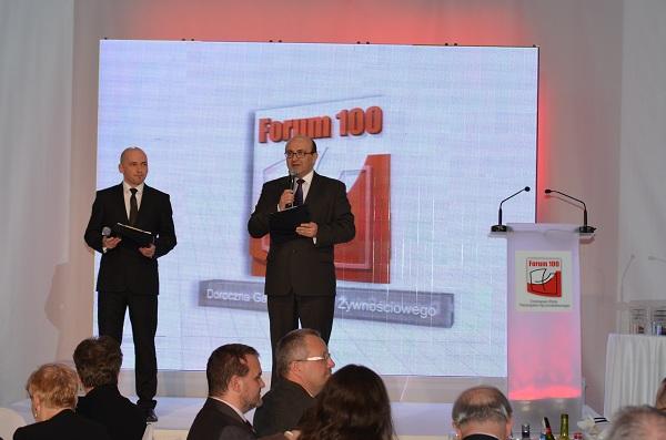 Forum 100 - Doroczna Gala Przemysłu Żywnościowego Forum 100 - Doroczna Gala Przemysłu Żywnościowego, 24.04.2013 r.