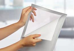 SAMOPRZYLEPNE RAMKI INFORMACYJNE DURAFRAME DURAFRAME Samoprzylepna, uniwersalna