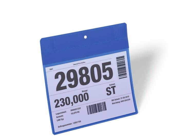 magazynowe, perforowane metalowe ścianki i metalowe pojemniki. wewnętrzne (S x W) zewnętrzne (S x W) 100 x 38 mm 113 x 53 mm 1741 07 50 szt. (op.