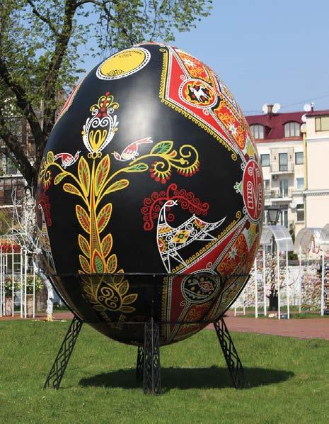 TRADYCYJNE DEKORACJE jajko fiberglass Oryginalna dekoracja w kształcie jajka, idealne dopełnienie niebanalnej wielkanocnej dekoracji.