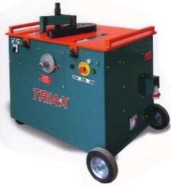 R55 Kg/mm 2 Ø52mm R65 Kg/mm 2 Ø48mm R85 Kg/mm 2 Ø44mm SX 52 HD TF TRI-8025 22 790,00 SX 55 HD TF TRI-8026 26 550,00 Giętarki elektryczne do prętów zbrojeniowych Triax PFX silnik 1 faza 230V, moc