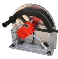 230V 1-faza, lub moc 6,5 kw, 400V 3-fazy predk. 2500obr/min średnica tarczy 400mm głęb. cięcia 165mm masa 9,4 kg Silnik wysokiej częstotliwości.
