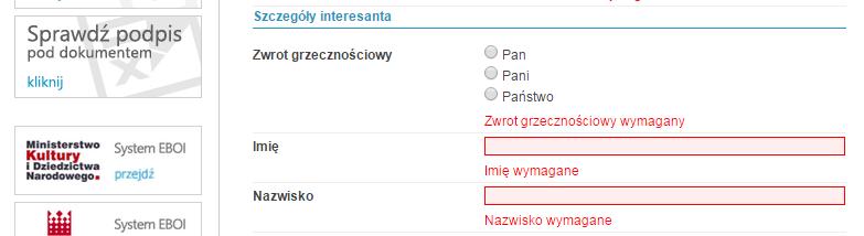 Instrukcja Krok Po Kroku od założenia konta do złożenia i wysłania wniosku Hasło musi składać się z minimum 8 znaków, musi zawierać przynajmniej jedną małą i jedną dużą literę oraz przynajmniej jedną