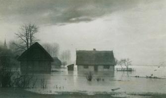[256] Il. 5 Carl Scherres (1833 1923), Powódź / Po burzy. Fot. Kurt Grimm, 1942. Fot. Muzeum Okręgowe w Toruniu.