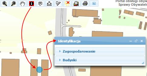 Użytkownik może wybrać warstwę na temat