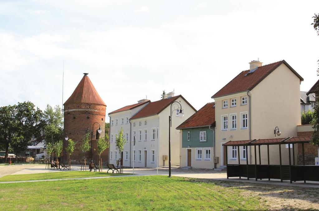 Rysunek 12 Ulica Sowińskiego (źródło: Urząd Miejski w Dobrym Mieście) Ewangelicki dom