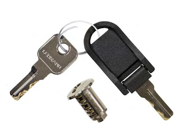 zamków jednym kluczem. klucz serwisowy - pozwala na wymianę wkładki bez całkowitego demontażu zamka.
