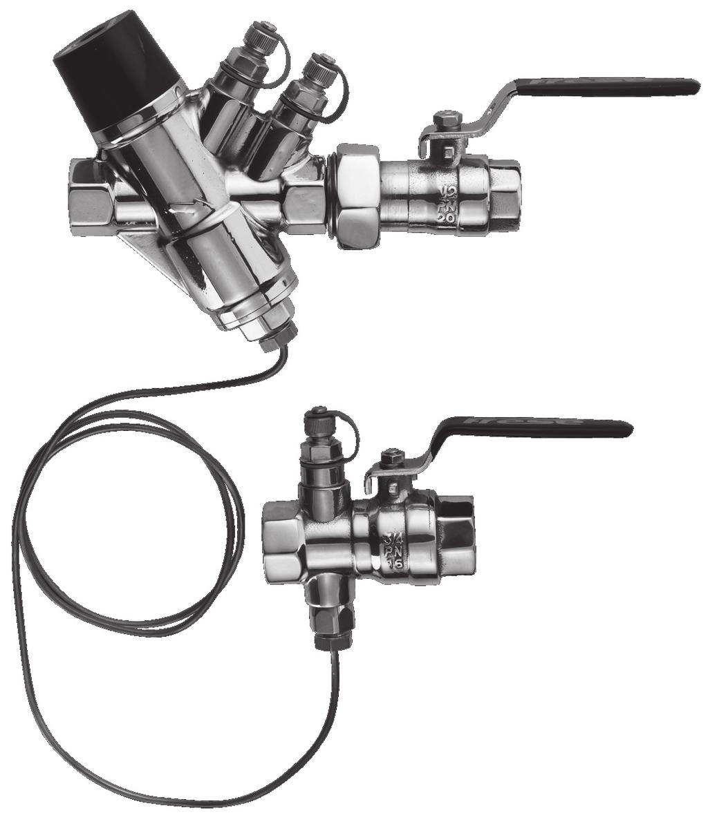 Katalog techniczny '9 Strona 1 Zastosowanie Automatyczny regulator różnicy ciśnień przeznaczony jest do instalacji grzewczych, klimatyzacyjnych, chłodniczych oraz sieci cieplnych.