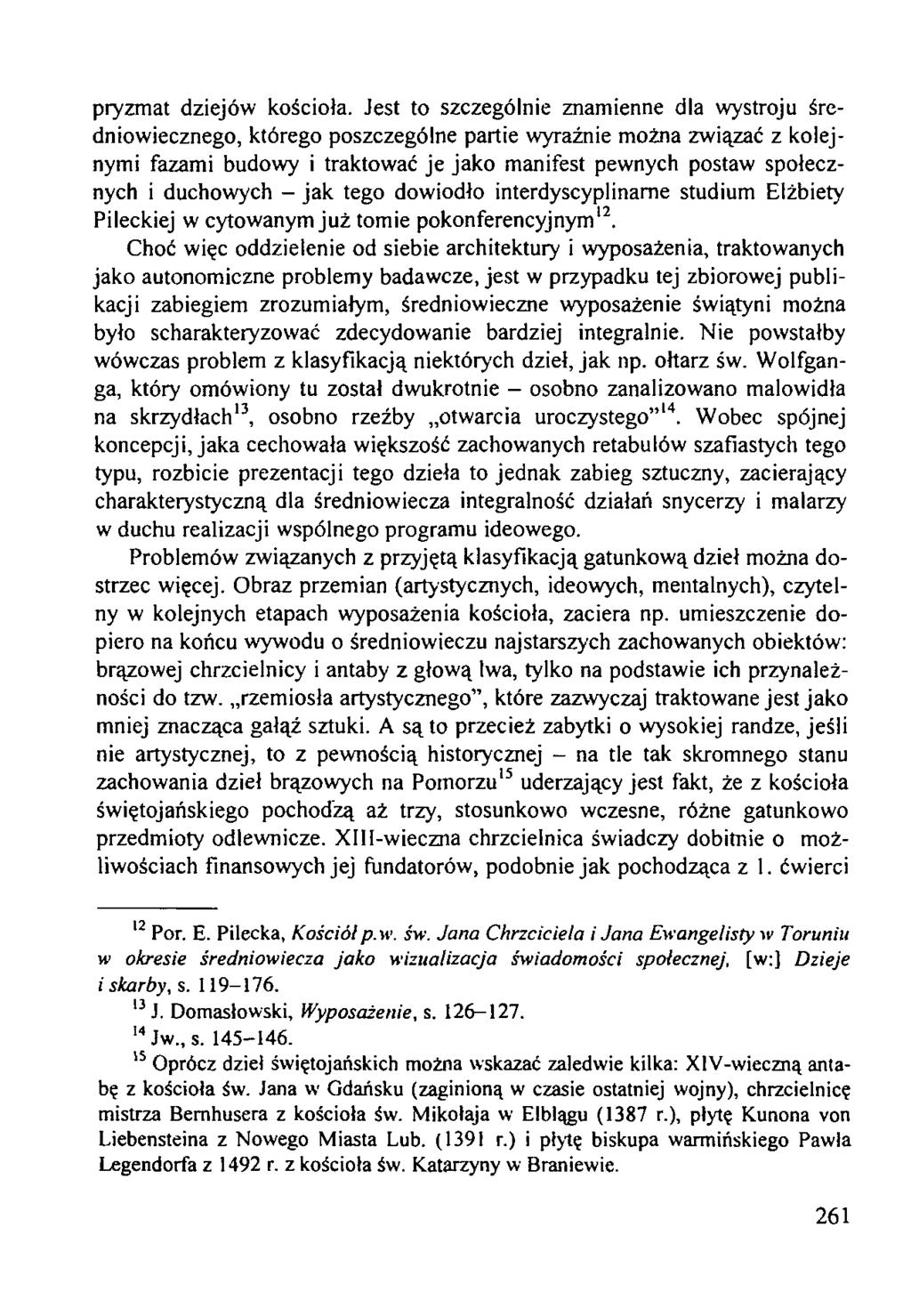 pryzmat dziejów kościoła.