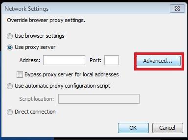 W oknie Advanced Network Settings należy