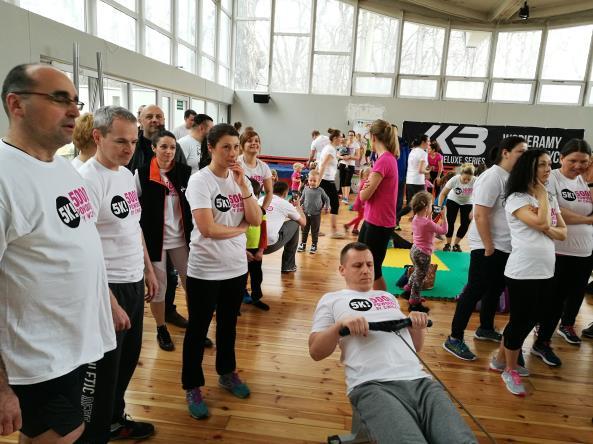 ergometry wioślarskie, zdobyło zaszczytne 4 miejsce.