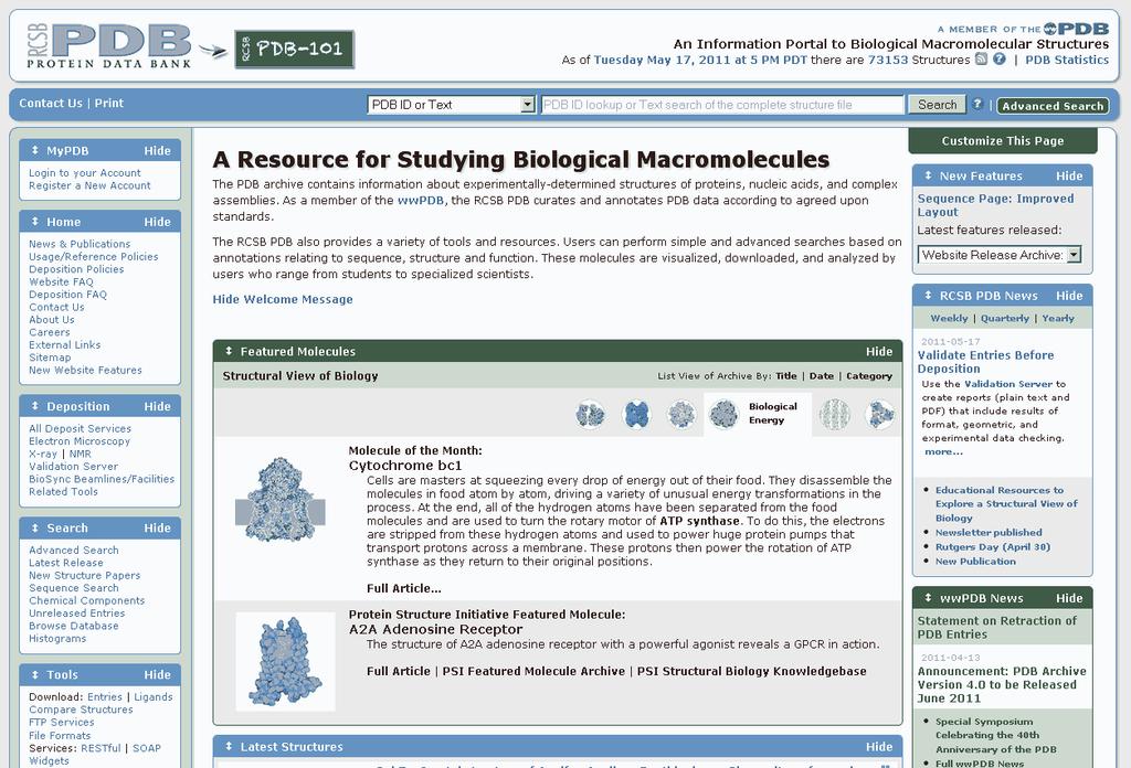 PDB baza struktur