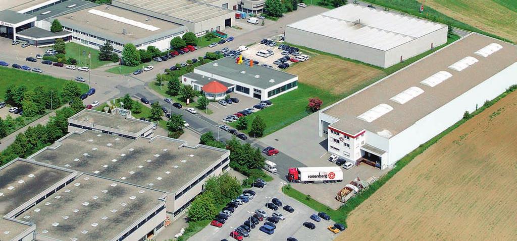 PREZENTACJA GRUPY ROSENBERG Siedziba Od 1981 roku siedziba firmy Rosenberg Ventilatoren GmbH oraz g