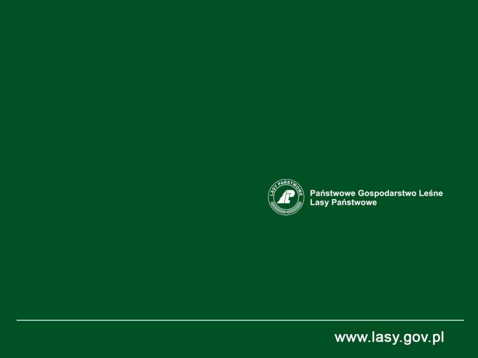 Dziękujemy za uwagę Dyrekcja Generalna Lasów Państwowych Zespół