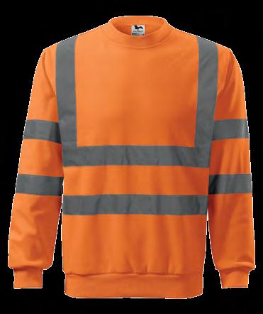 13688:2013 - odzież ochronna dzianina ściągająca HV FLEECE JACKET 5V1 Polar, 100 % poliester,