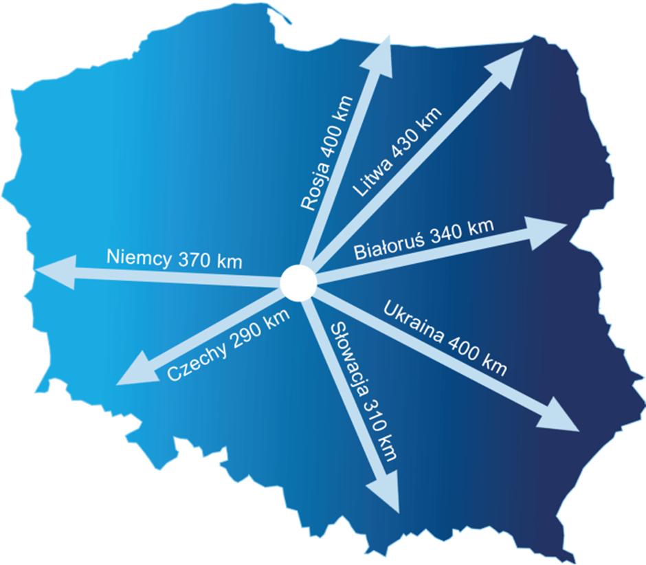 Polska Centralna Odległości do granic Polski z Łodzi Podsumowanie roku 2016 Polska Centralna (region łódzki) leży w środkowej części Polski. Województwo zajmuje 6.