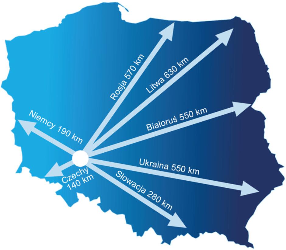 Wrocław Odległości do granic Polski z Wrocławia Podsumowanie roku 2016 Wrocław położony jest w południowo-zachodniej Polsce, we wschodniej części woj. dolnośląskiego. Województwo zajmuje 4.