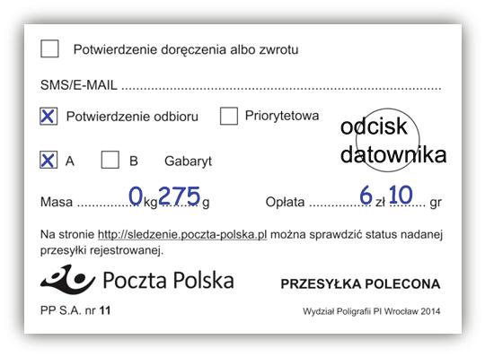 D. Robert Górecki będzie musiał pokwitować odbiór przesyłki.