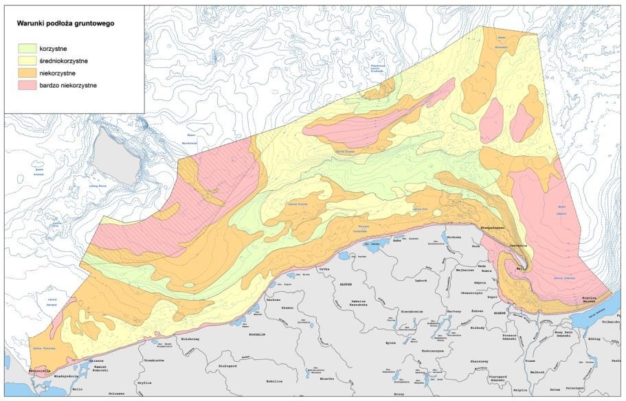 Relisko- Rybak) Mapy geośrodowiskowej polskich obszarów morskich (w opracowaniu) PIG-PIB (PSG) Te same osady/grunty w różnych strefach głębokościowych będą