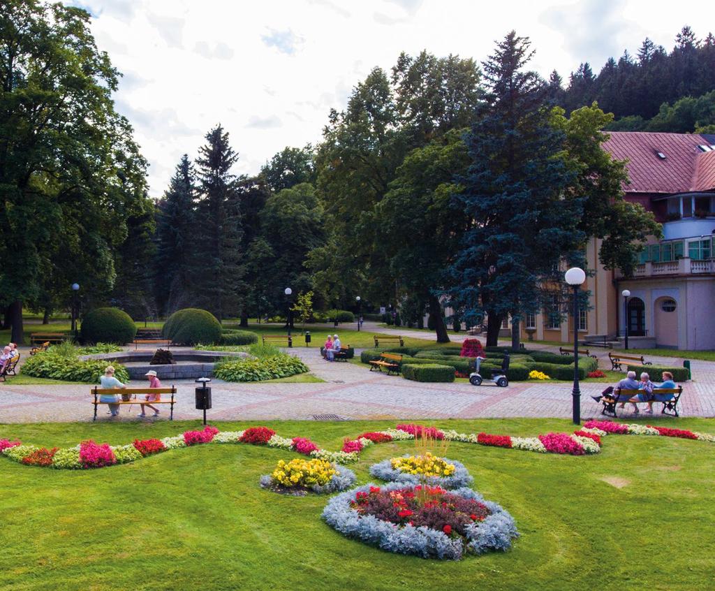 Park Zdrojowy Najpiękniejsza część Dusznik-Zdroju, której klimat i bogactwo kolorów zachwyca o każdej porze roku.