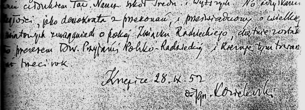 1946/47 przeniósł się do Mstowa, gdzie był również dyrektorem i nauczycielem języka polskiego.