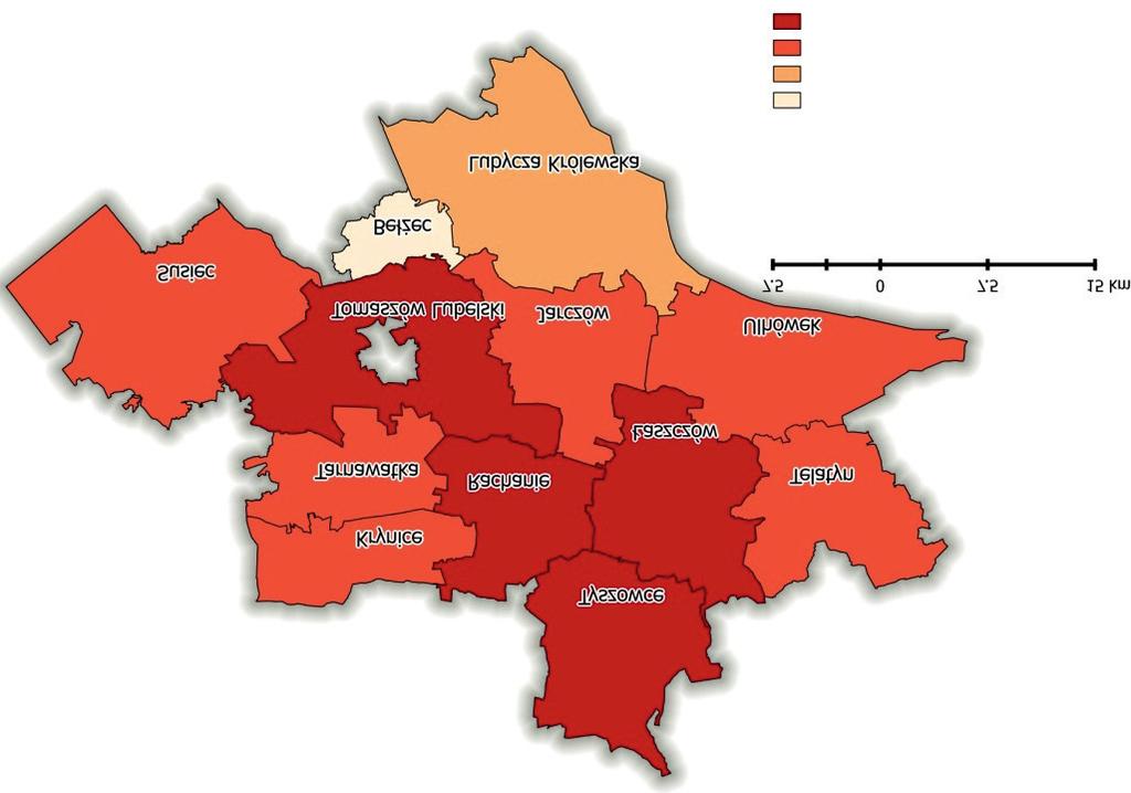 Siejka, M., Metodyka weryfikacji cech rynkowych wpływających na poziom cen transakcyjnych i jej zastosowanie w procesie scalania gruntów. Acta Sci. Polonorum. Administratio Locorum 16(1), 35 48. Rys.