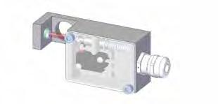 profilowanej, Termoprzełącznik termoprzełącznik z alkoholową ampułką termiczną jest zamontowany w podstawie klapy żaluzjowej wyposażonej w sterowanie elektryczne typu E1, podłączony jest pomiędzy