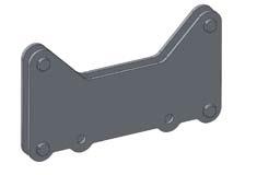 [ka] 38 400 0 00 0 80 40,55-4 Stal cynkowana ogniowo Steel, hot dip galvanized łącznik orczykowy YOke Do budowy łańcuchów izolatorów w liniach napowietrznych This yoke is used to fi x twin bundles to